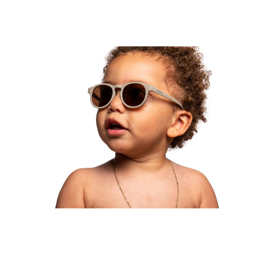 Taupe Aruba - Okularki Przeciwsłoneczne dla Dzieci - Filtr UV i Polaryzacja - 6-36 miesięcy - Dooky