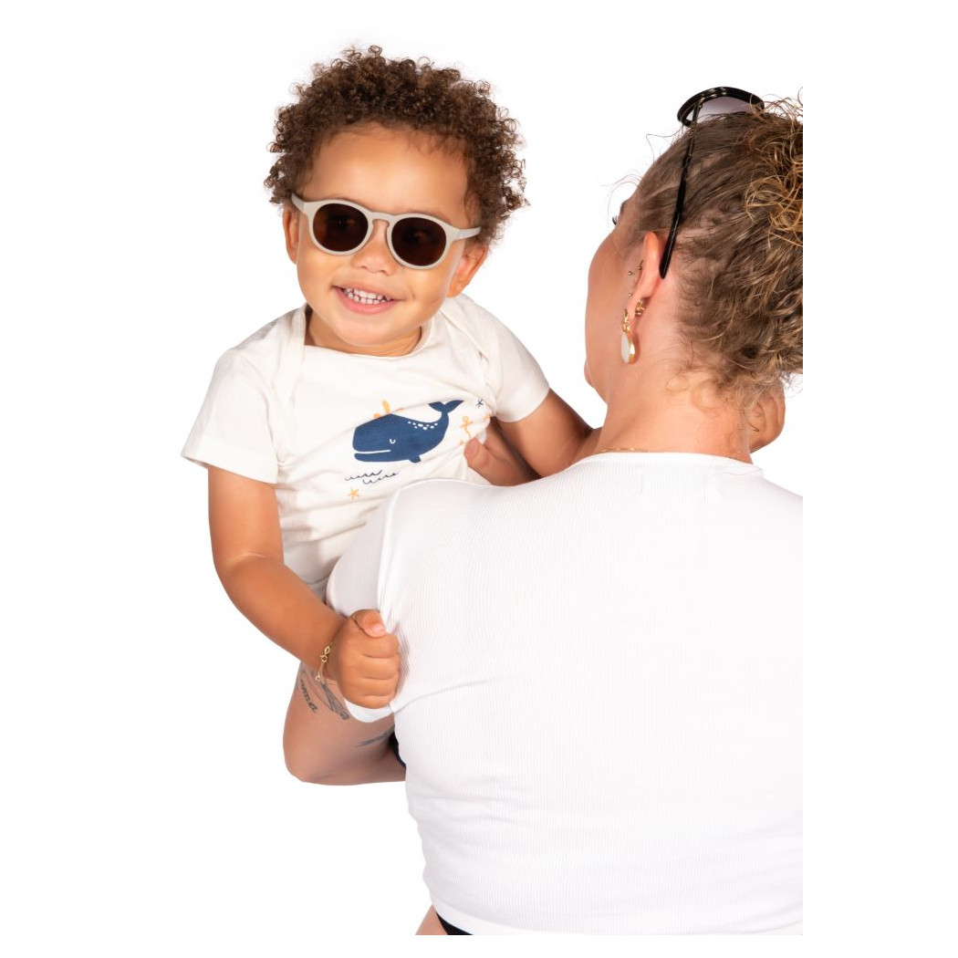 Taupe Aruba - Okularki Przeciwsłoneczne dla Dzieci - Filtr UV i Polaryzacja - 6-36 miesięcy - Dooky