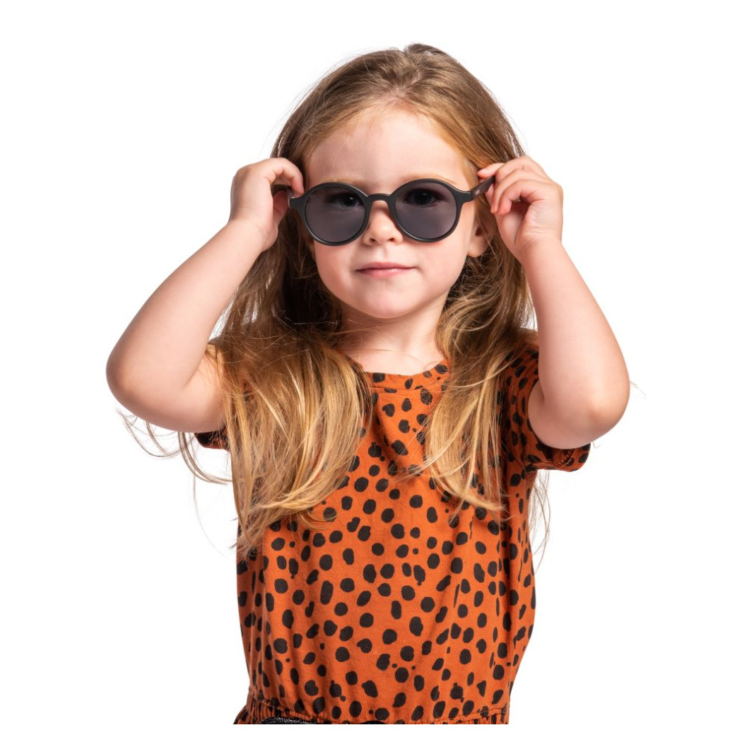 Black Bali - Okularki Przeciwsłoneczne dla Dzieci - Filtr UV i Polaryzacja - 3-7 lat - Dooky