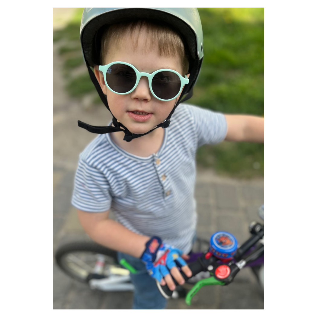 Reef Blue Bali - Okularki Przeciwsłoneczne dla Dzieci - Filtr UV i Polaryzacja - 3-7 lat - Dooky