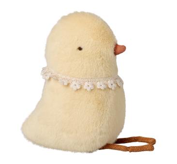 Duży Kurczaczek - Pluszowy Pisklak Przytulanka Maskotka - 17 cm - Maileg