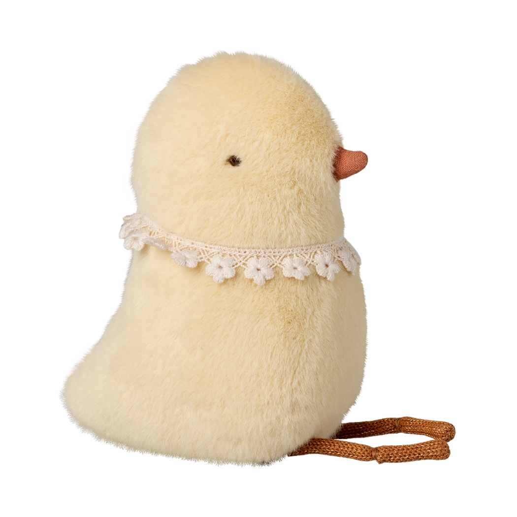 PROMOCJA Duży Kurczaczek - Pluszowy Pisklak Przytulanka Maskotka - 17 cm - Maileg