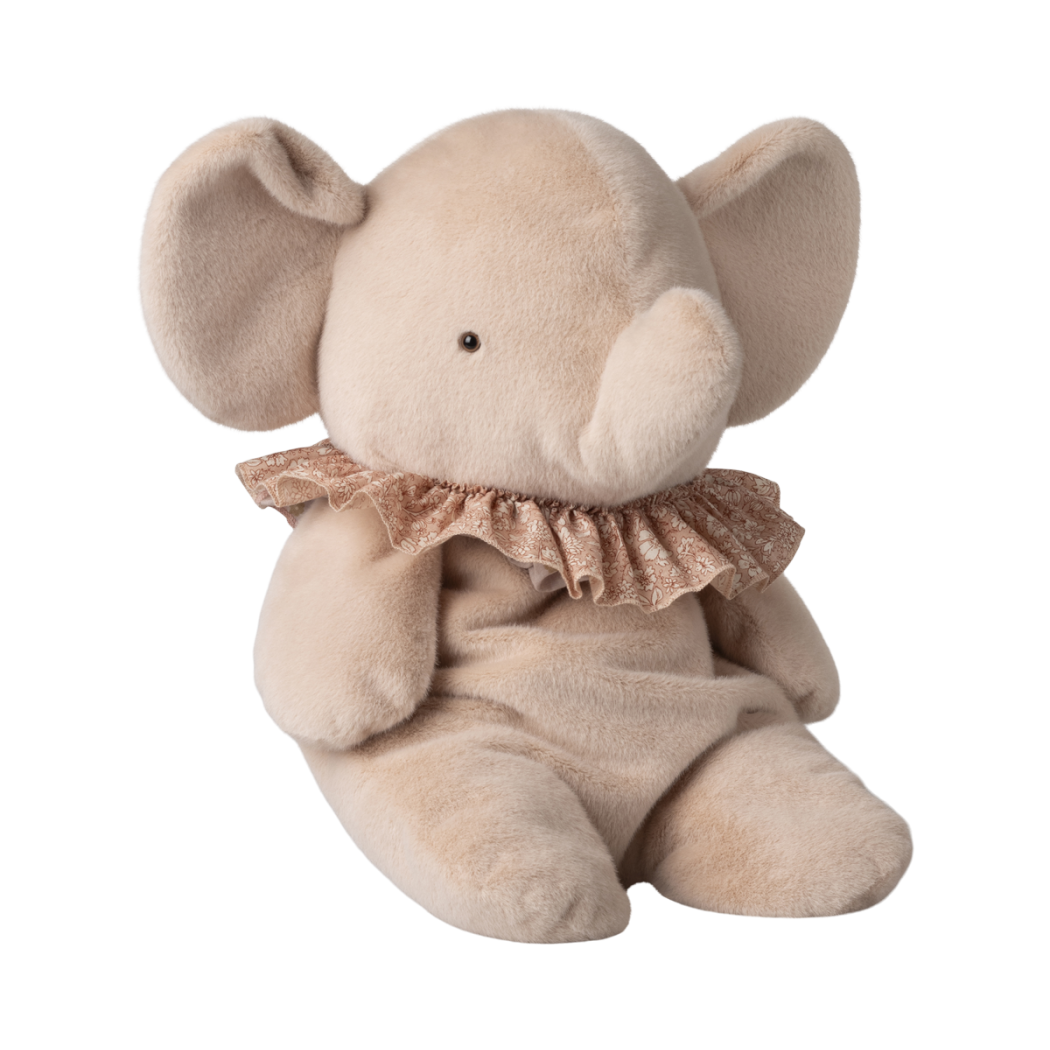 Duży Różowy Słoń - Pluszowy Słonik Przytulanka Maskotka - 45 cm - Maileg