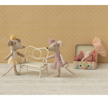 Myszka Baletnica we Wrzosowym Stroju - Młodsza Siostra - Ballerina Mouse Little Sister Heather - Maileg