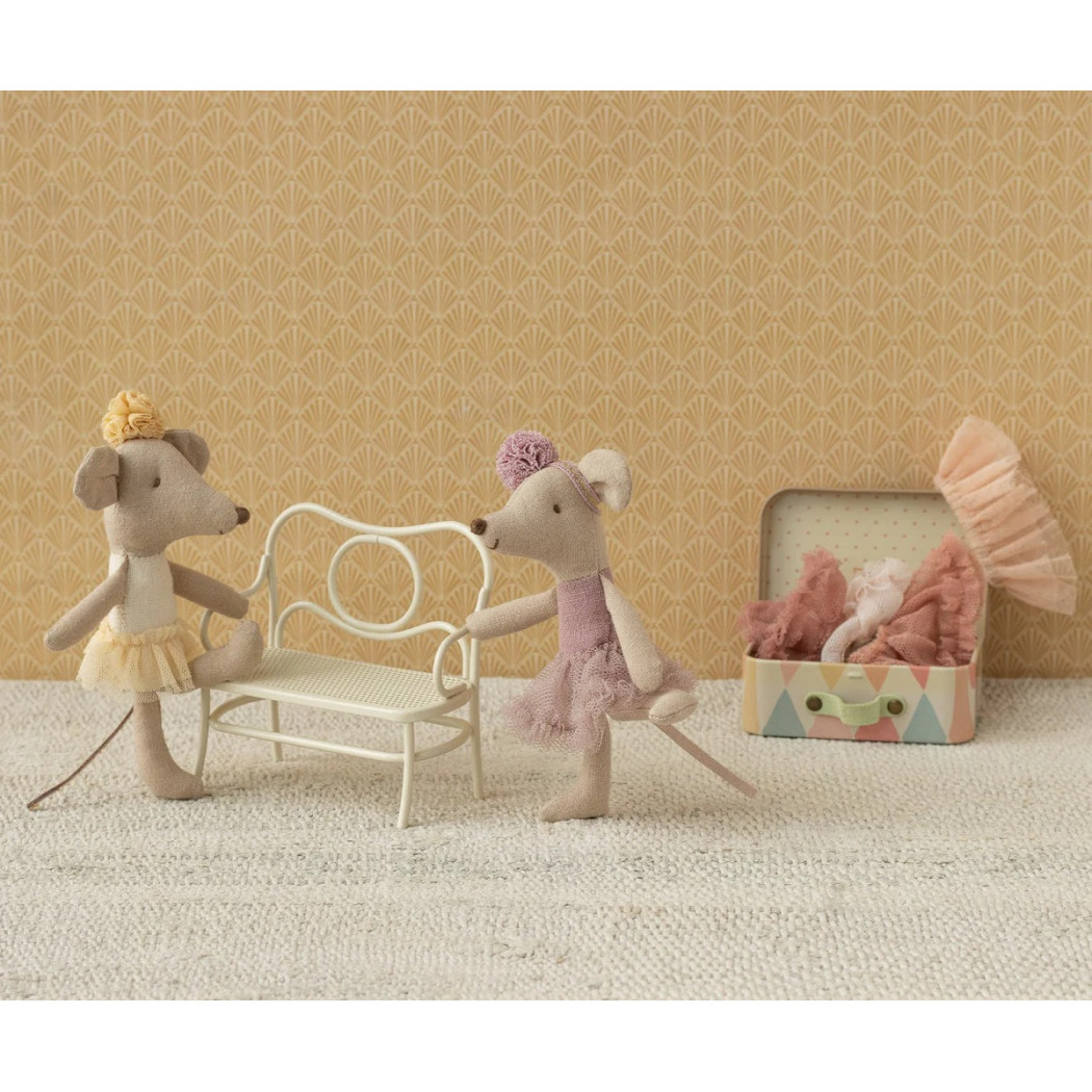 Myszka Baletnica we Wrzosowym Stroju - Młodsza Siostra - Ballerina Mouse Little Sister Heather - Maileg