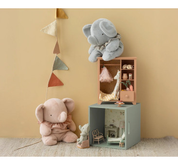 Duży Różowy Słoń - Pluszowy Słonik Przytulanka Maskotka - 45 cm - Maileg