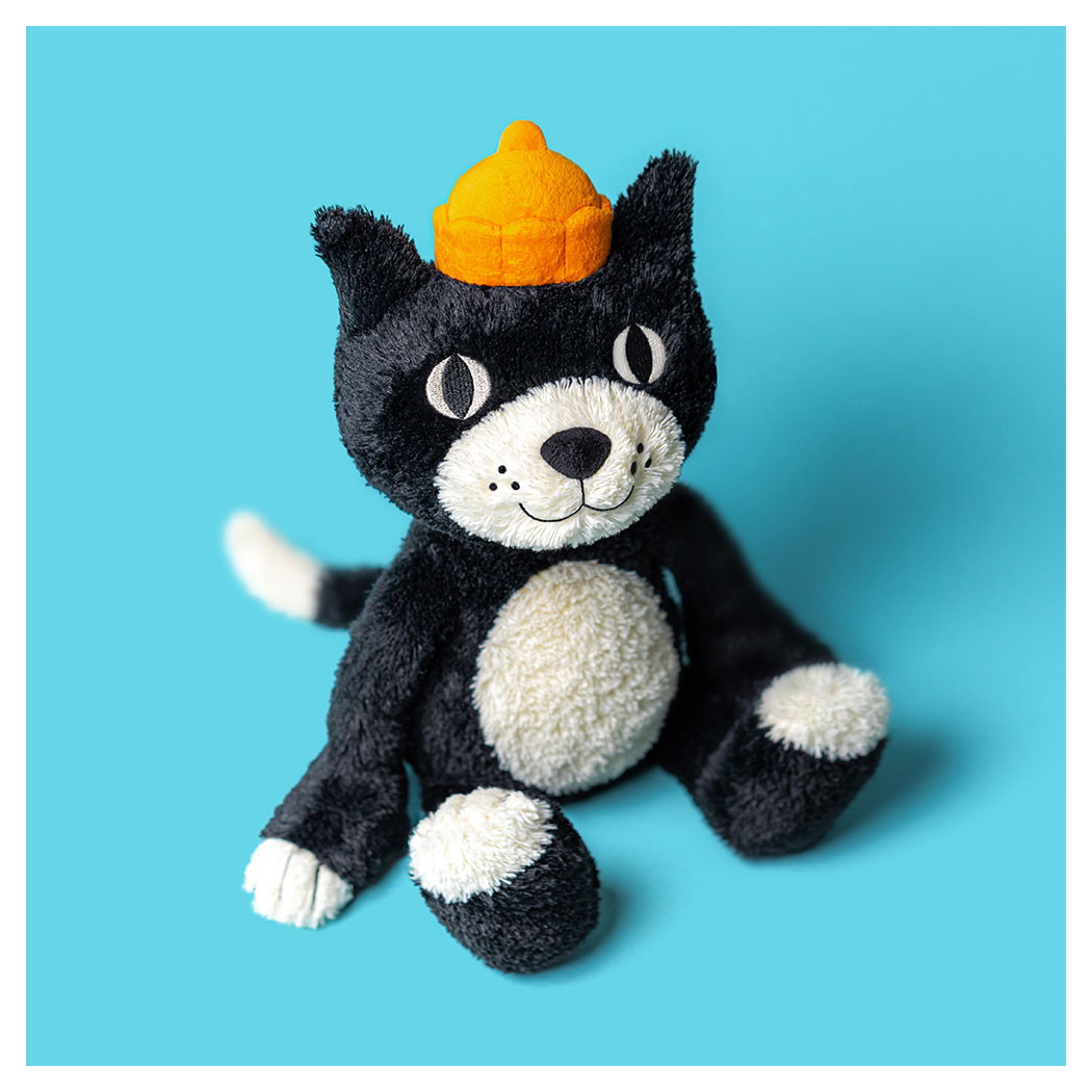 Kot Jellycat 32 cm - Jellycat Jack - Kotek w Czapce - Maskotka Przytulanka - JellyCat