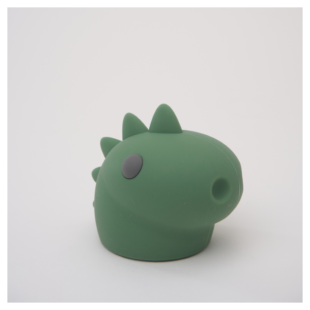 Dinozaur Cillian - Butelka Termiczna 460 ml ze Słomką z Motywem Dinozaura - Zielona Bestie Bottle - Asobu