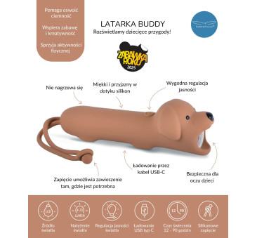 Latarka Pies BUDDY - Rabbit & Friends