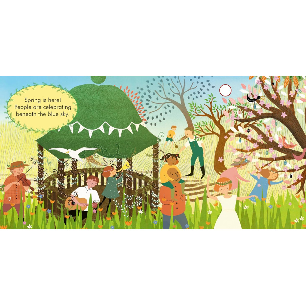 Mini Cztery Pory Roku - Moje Pierwsze Muzyczne Opowieści - Książka z Pozytywką - Wydawnictwo Api Papi