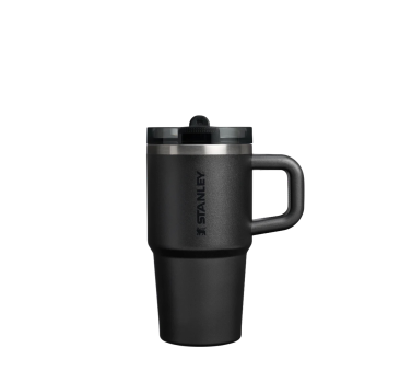 Black Czarny 0.59L - Kubek Termiczny z Ustnikiem - Quencher ProTour Flip Straw Tumbler - Stanley