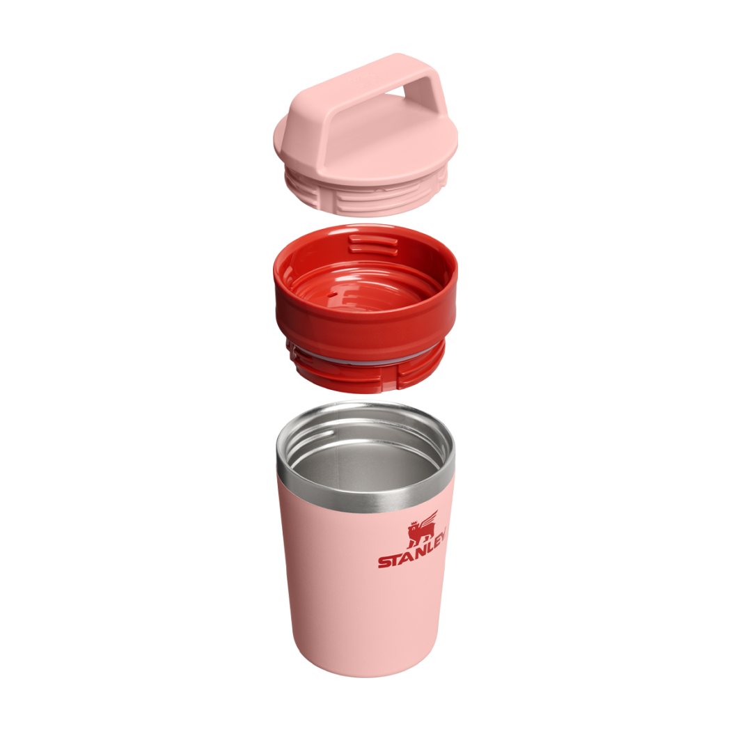 Peach Rose 0.23L - Café-To-Go - Mały Podróżny Kubek Termiczny z Uchwytem - Stanley