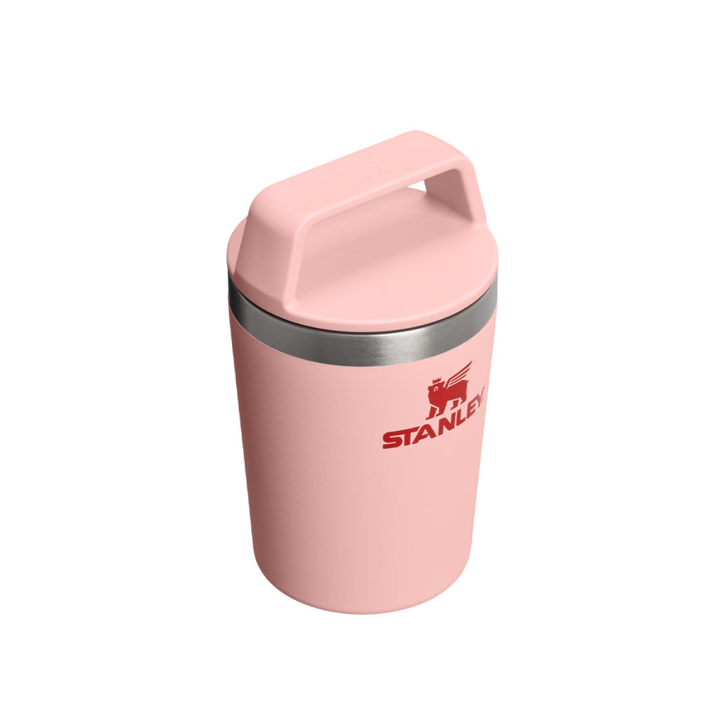 Peach Rose 0.23L - Café-To-Go - Mały Podróżny Kubek Termiczny z Uchwytem - Stanley