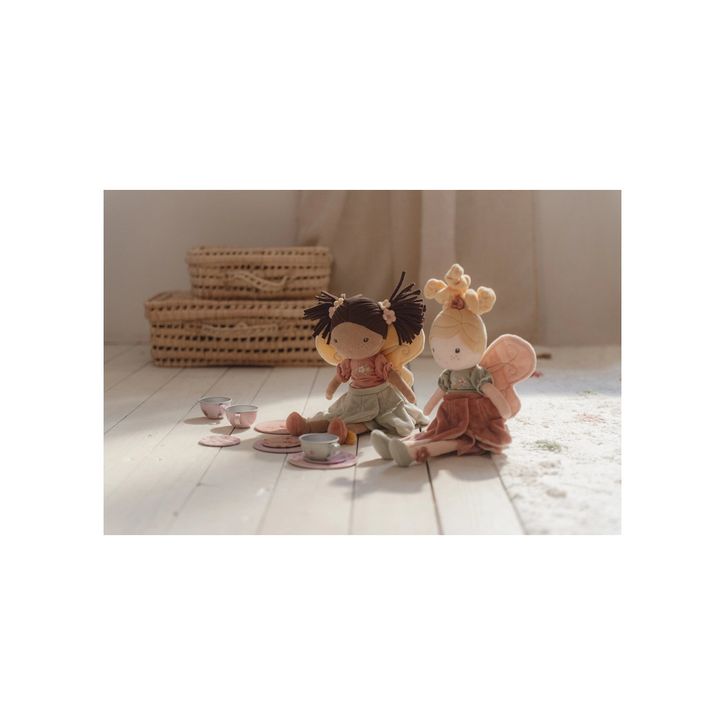 Mila - Wróżka Fairy Garden - Miękka Pluszowa Lalka Przytulanka 35 cm - Little Dutch