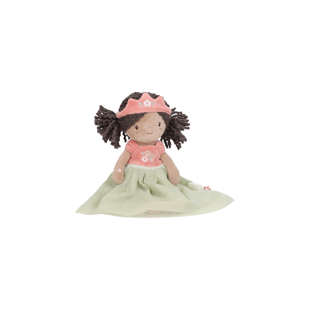 Księżniczka Evi - Dziewczynka w Diademie - Miękka Pluszowa Lalka Przytulanka 35 cm - Little Dutch