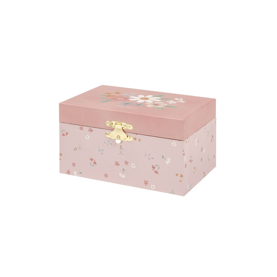 Szkatułka z Baletnicą Evi - Różowa - Pudełeczko na Biżuterię z Pozytywką - Little Dutch