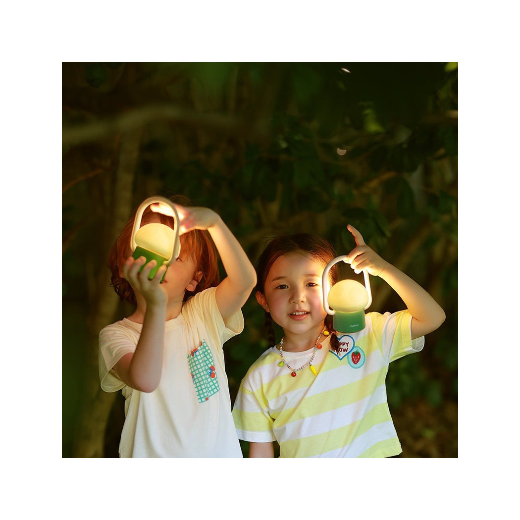 Magiczny Grzybek - Lampka Nocna z Projektorem Nocnego Nieba - Latarenka z Uchwytem - Mideer