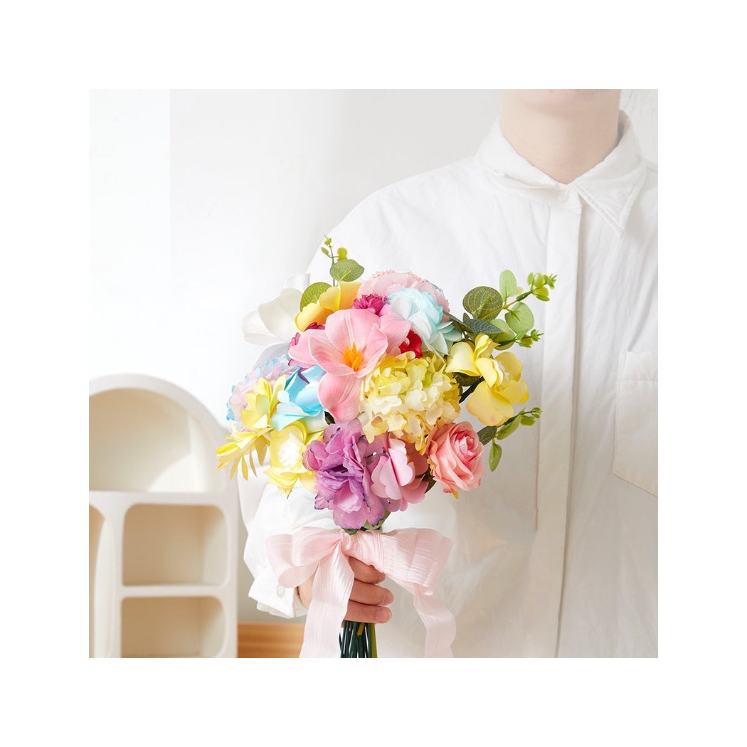 Bukiet Kwiatów - Barwienie i Farbowanie Eksperymenty z Kolorami - Zestaw Artystyczny Zrób to Sam - Mideer