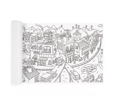 Miasto - Ogromna Kolorowanka w Rolce z...