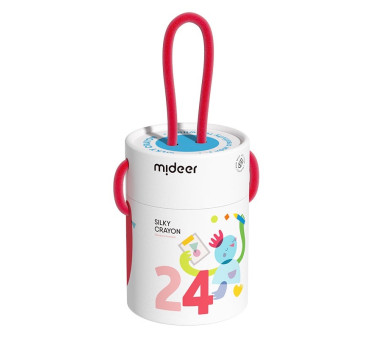 Jedwabiste Kredki - Wykręcane Zmywalne - 24...