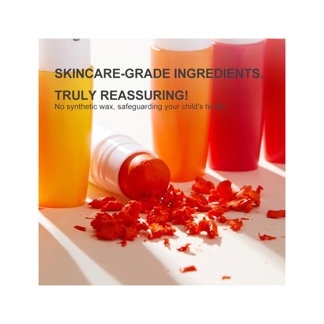 Jedwabiste Kredki - Wykręcane Zmywalne - 24 Kolory w Wiaderku z Uchwytem - Wymienne Wkłady - Mideer