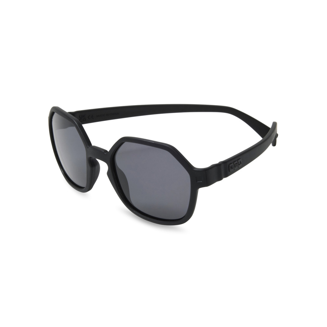 Black EyZZ - 7-12 lat - Okularki Przeciwsłoneczne Elastyczne - KiETLA