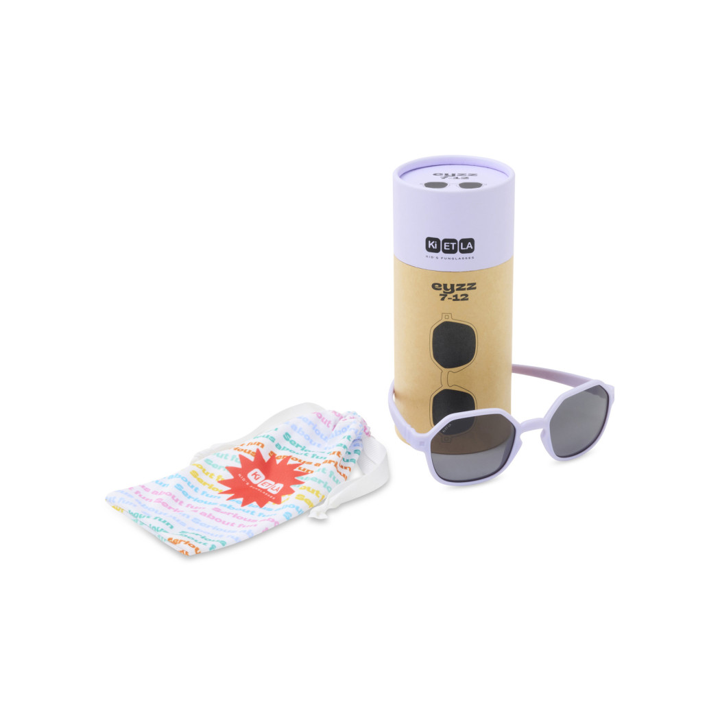 Lavender EyZZ - 4-7 lat - Okularki Przeciwsłoneczne Elastyczne - KiETLA
