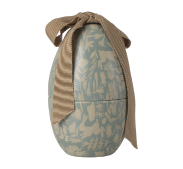 Króliczek w Metalowej Pisance - Niebieski - Malutki Zajączek w Wielkanocnym Jajku - Maileg