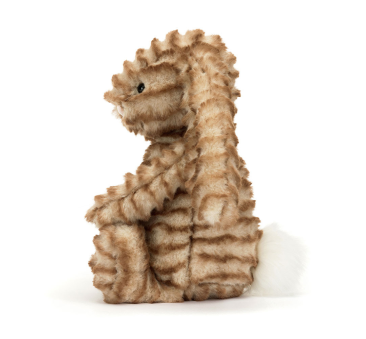 Juniper - Złotobrązowy Króliczek Luxe - Królik 31 cm z Prążkowanym Puszystym Futerkiem - Maskotka Przytulanka - JellyCat