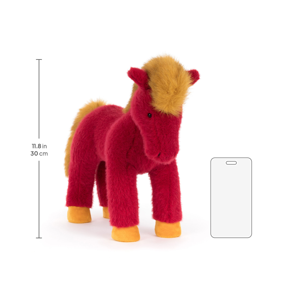 Koń Wystawowy - Pluszowy Elegancki Konik 32 cm - Maskotka Przytulanka - JellyCat