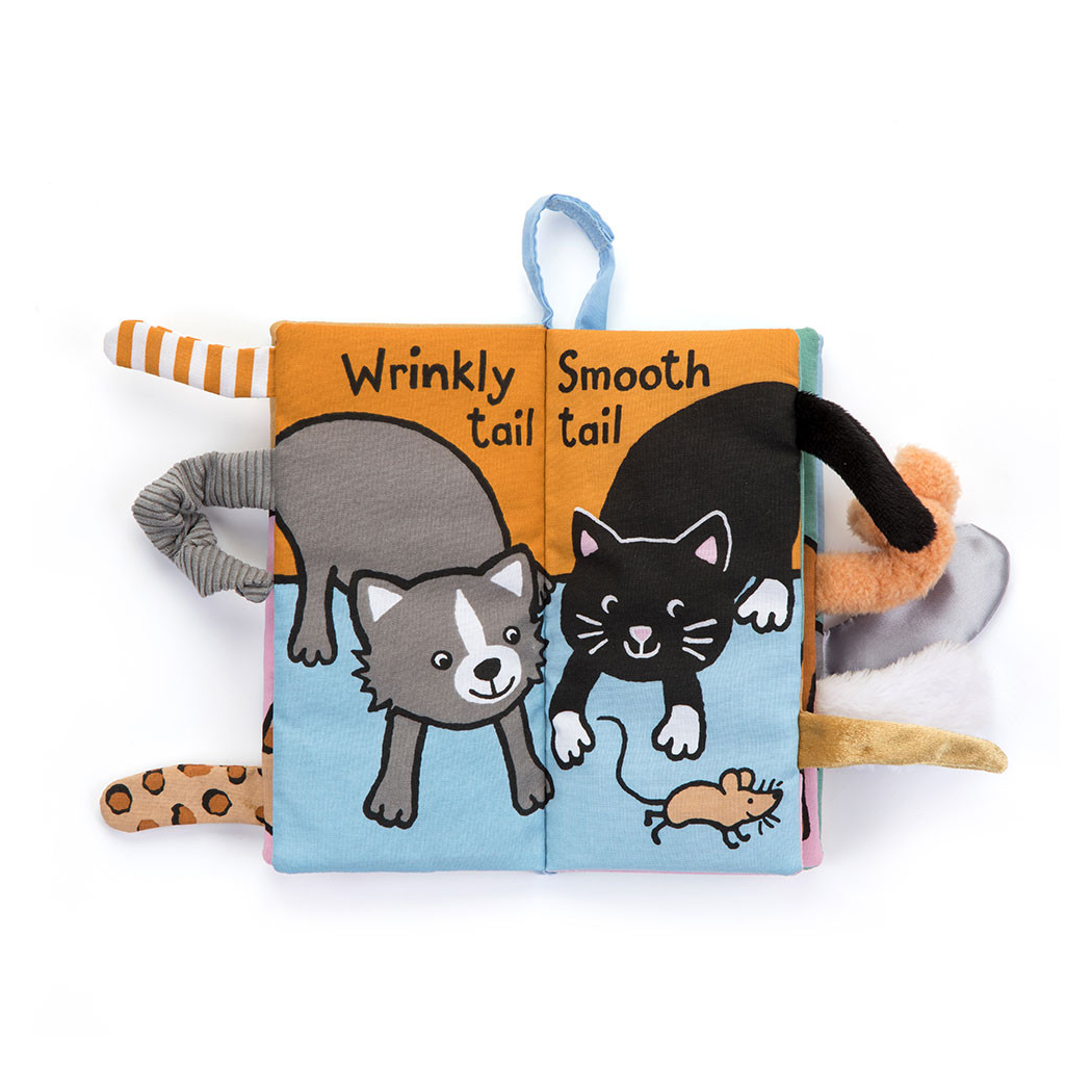 Kitten Tails - Książeczka Sensoryczna z Kocimi Ogonkami dla Niemowląt - JellyCat