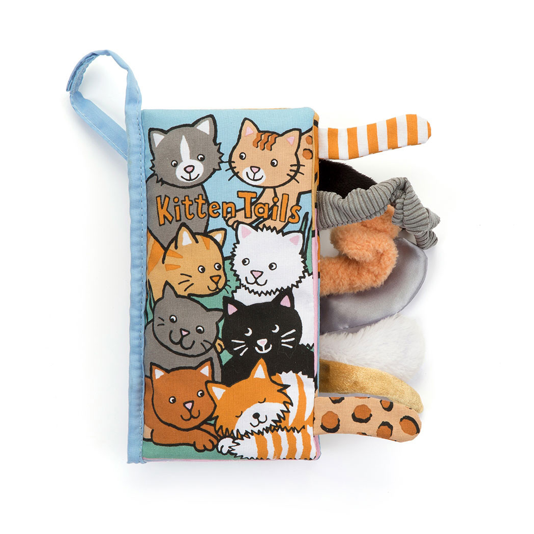 Kitten Tails - Książeczka Sensoryczna z Kocimi Ogonkami dla Niemowląt - JellyCat