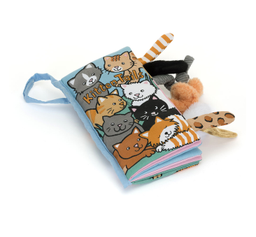 Kitten Tails - Książeczka Sensoryczna z Kocimi Ogonkami dla Niemowląt - JellyCat