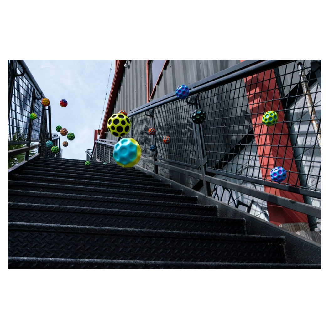 Rainbow Moon Ball - Ultraskoczna Piłeczka do Zabawy - Waboba