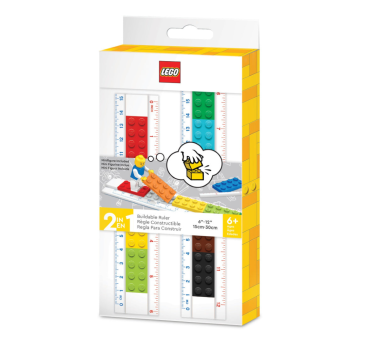 Linijka z klocków LEGO® z Minifigurką - do Zbudowania - 15-30 cm