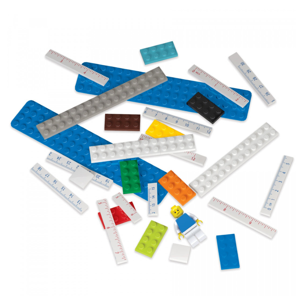 Linijka z klocków LEGO® z Minifigurką - do Zbudowania - 15-30 cm