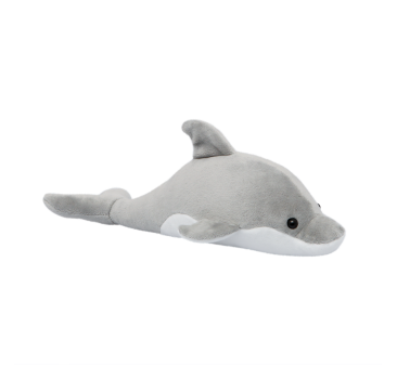 Delfin 30 cm - Realistyczny Pluszak - Delfinek Butlonosy Przytulanka Maskotka - Wild Planet
