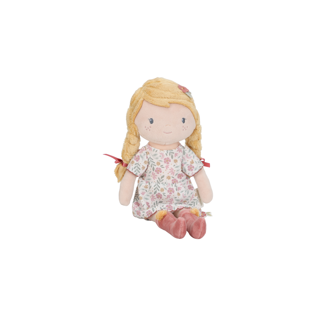 Julia - Miękka Pluszowa Lalka Przytulanka 35 cm - Szmacianka w Sukience - Little Dutch