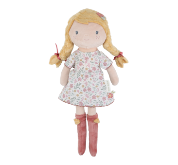 Julia - Miękka Pluszowa Lalka Przytulanka 35 cm - Szmacianka w Sukience - Little Dutch