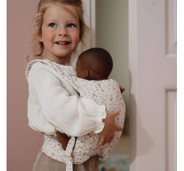 Nosidełko dla Lalek - Miękkie Nosidło do Zabawy jak Ergonomiczne - Little Dutch