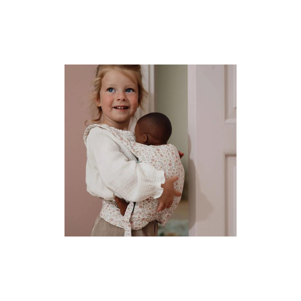 Nosidełko dla Lalek - Miękkie Nosidło do Zabawy jak Ergonomiczne - Little Dutch