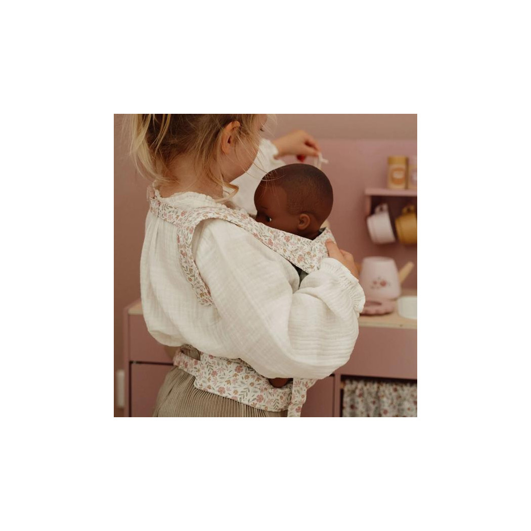 Nosidełko dla Lalek - Miękkie Nosidło do Zabawy jak Ergonomiczne - Little Dutch