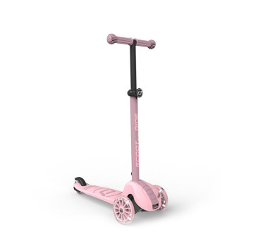 Rose 3S LED - Highwaykick3 - Regulowana Hulajnoga 3-7 lat - Świecące Skrętne Kółka - Scootandride