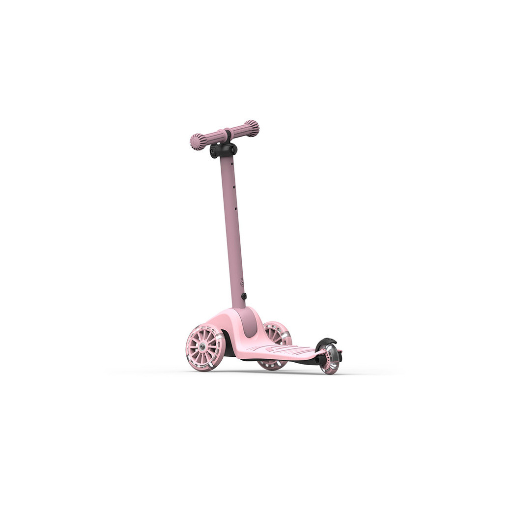 Rose 3S LED - Highwaykick3 - Regulowana Hulajnoga 3-7 lat - Świecące Skrętne Kółka - Scootandride