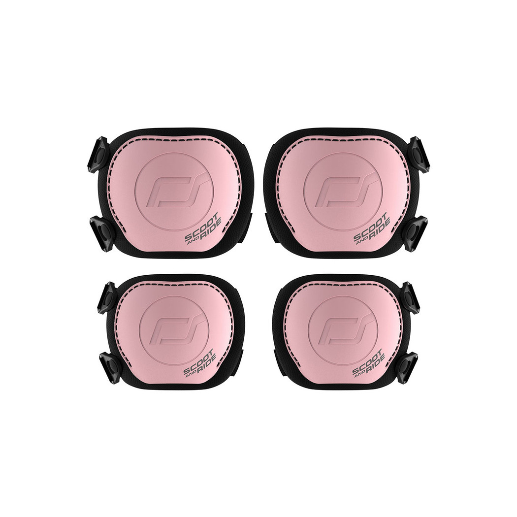 Rose S - Nakolanniki i Nałokietniki - Różowe - Ochraniacze dla Dzieci - Scootandride