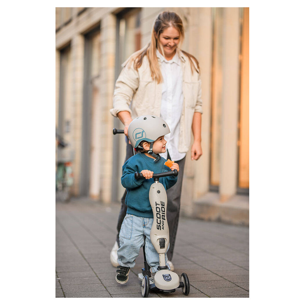 Ash Push & Go - Highwaykick1 2w1 - Jeździk i hulajnoga z Rączką do Prowadzenia 1-5 lat - Scootandride