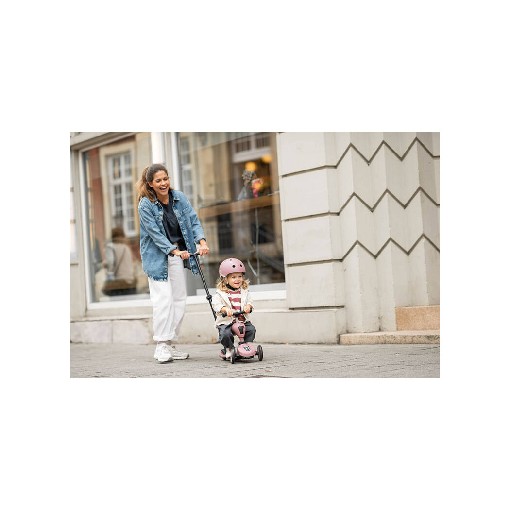Wildberry Push & Go - Highwaykick1 2w1 - Jeździk i hulajnoga z Rączką do Prowadzenia 1-5 lat - Scootandride