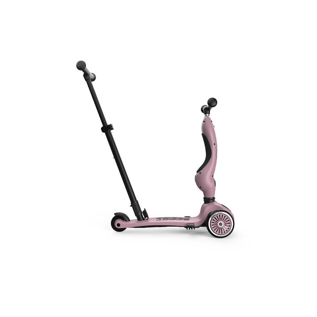 Wildberry Push & Go - Highwaykick1 2w1 - Jeździk i hulajnoga z Rączką do Prowadzenia 1-5 lat - Scootandride