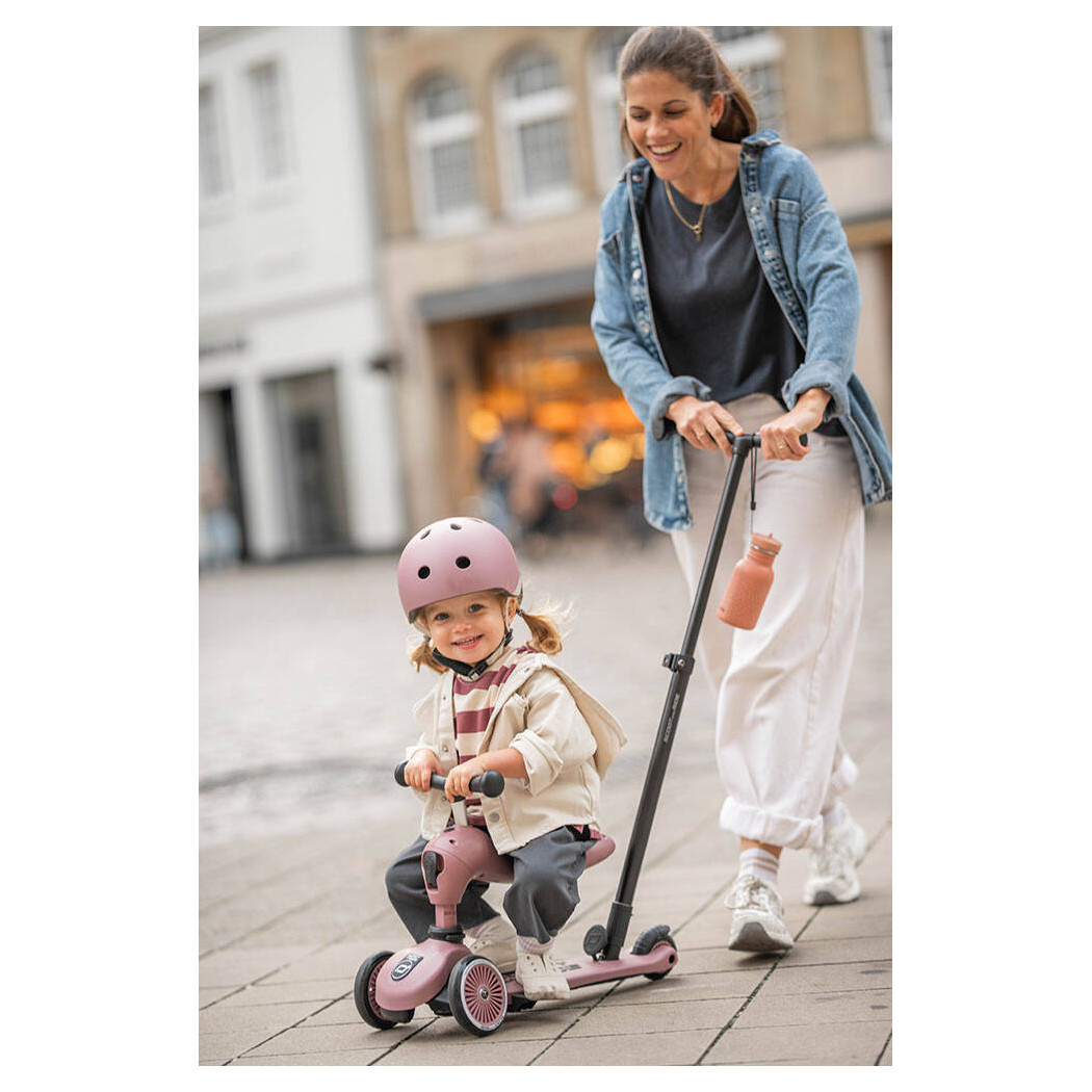 Wildberry Push & Go - Highwaykick1 2w1 - Jeździk i hulajnoga z Rączką do Prowadzenia 1-5 lat - Scootandride