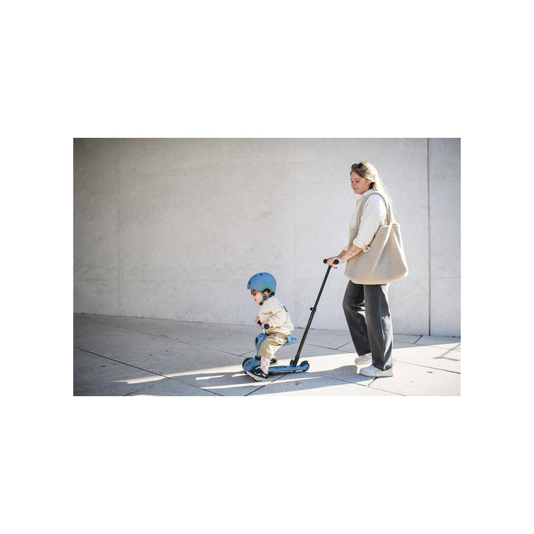 Steel Push & Go - Highwaykick1 2w1 - Jeździk i hulajnoga z Rączką do Prowadzenia 1-5 lat - Scootandride